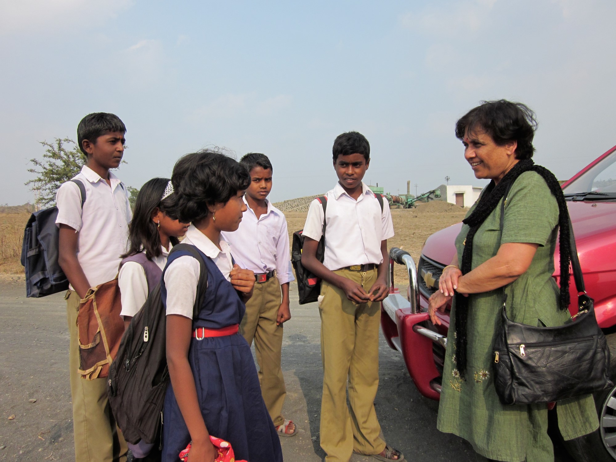 Nachiket founder Asha Pawagi talks to students